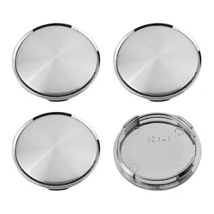 OD 63MM / ID 58MM Blank Wheel Centre Cap Hub Caps Wheel Rim Center Caps Set Of 4 - Picture 1 of 12