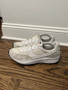 Nike Waffle Debut Herren Größe 10,5 Weiß Turnschuhe Schuhe DH9522-101 - Bild 1 von 10