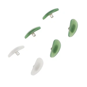 3 pares de almohadillas para nariz de vidrio antideslizante para piezas de repuesto de anteojos - Imagen 1 de 12