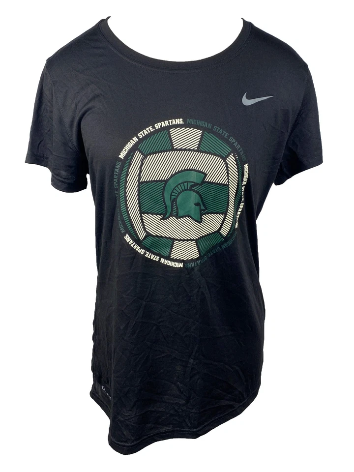 Nike Black Michigan State Spartans Volleyball T-Shirt Women's Size XL - Image 1 of 1