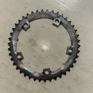 Shimano Inner 42 Tooth chainring 42T Silver 130 mm BCD 5 Arm Used For 42-52 V3 - Picture 1 of 9