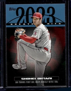 2024 Topps #23GH-14 Shohei Ohtani 2023 Greatest Hits Blue - Picture 1 of 2