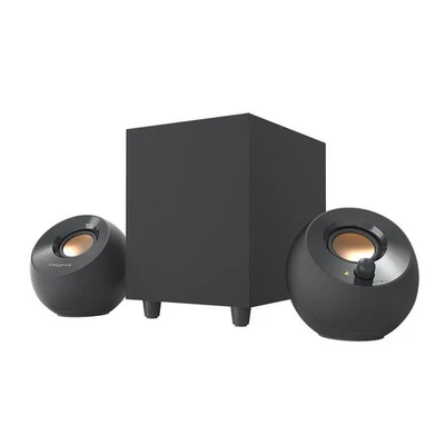 CREATIVE Pebble Plus 2.1 USB 4-Zoll-Subwoofer Lautsprecher schwarz PC USB - Bild 1 von 2