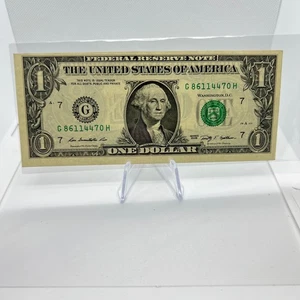 Mis Cut Error Note $1 Dollar Bill Off Center Series 2009 (86114470) - Picture 1 of 2