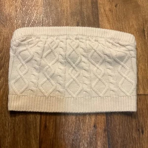 Lulu's Sweater Halter Top Size Small Cream Knit Womens - Picture 1 of 6