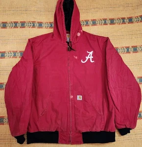 Vintage Alabama Crimson Red Carhartt Active Jacket Quilt XLT 100809 607  - Bild 1 von 15