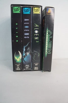 VHS Set Alien,  Aliens + Aliens 3 + Resurrection - Image 1 of 4