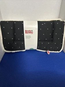 Boots & Barkley Cajón Mat Triple Negro Blanco X Patrón Lavable M Nuevo - Imagen 1 de 11