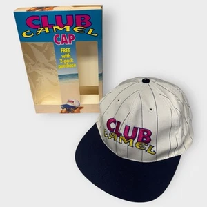 Camel - Hat Adjustable - Smoking Club Member - With Original Box -No Cigarettes - Picture 1 of 9