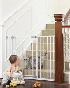 InnoTruth 28.9-42.1 breites Babytor für Treppen, 30 hohe Hundetore Türen - Bild 1 von 9