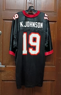 Camiseta deportiva Reebok NFL Equipment On Field Buccaneers #19 KEYSHAWN JOHNSON talla 2XL Foto 1 de 4