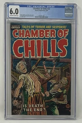 1954 Chamber of Chills 22 CGC 6.0 Harvey, Precode Horror. - Image 1 of 3