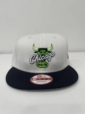 Chicago Bulls Windy City New Era NBA 9Fifty Snapback Gorra Sombrero Ajustable Foto 1 de 3