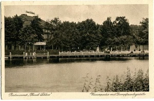 AK BERLIN TEGELORT /TEGEL Luisenstr. Rest. Havel-Schloß Dampferanlegestelle 20er - Bild 1 von 1
