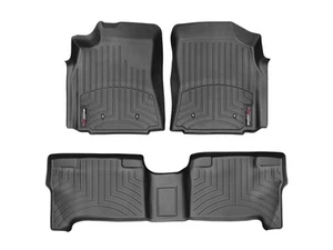 WeatherTech FloorLiner for 2004-2004 Toyota Tundra - 1st & 2nd Row, Black - Picture 1 of 9