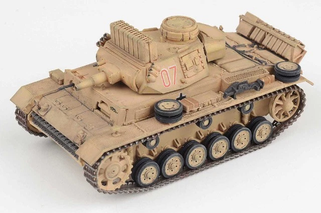 Dragon Models 1/72 Sd.Kfz.141 Panzer III N Tank #07 German Army DAK sPzAbt 501 - Image 1 of 2