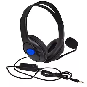Cuffie microfono regolabile GAMING per controller gamepad joypad PlayStation 4 - Picture 1 of 9