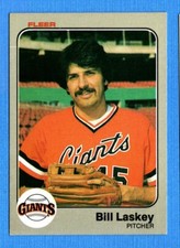1983 Fleer #264 Bill Laskey Giants