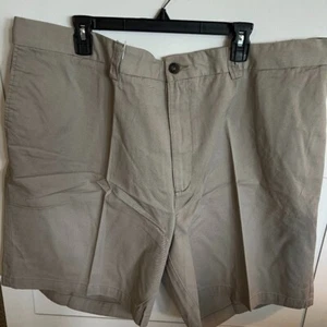 DXL B&T Essentials Men's Size 50 Khaki Shorts - Picture 1 of 6