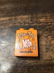 LEGO DUPLO LEGOLAND CALIFORNIA 2004 BRICK OR TREAT ORANGE BRICK GHOST N6 - Picture 1 of 3