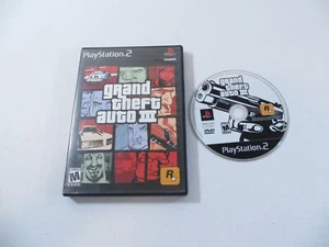 Grand Theft Auto III 3 Sony Playstation 2 PS2 2003 NO MANUAL TESTED WORKING - Picture 1 of 4