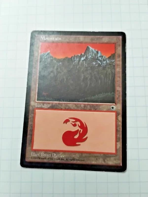 MTG Mountain Portal 1 211 Regular Land - Edge Wear - See Pics - Image 1 of 4
