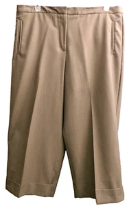 Counterparts Damen 18 Hosen Caprihosen. Manschetten . Flatfront. Bronze Tan Blend - Bild 1 von 11