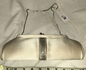 NWT FRANCHI Beautiful Women's Handbag Bejeweled Clutch Purse - Picture 1 of 8