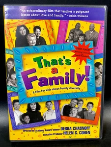 That's a Family! DVD ~ A Film for Kids About Family Diversity Debra Chasnoff - Picture 1 of 7