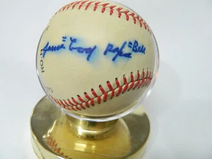 JAMES "COOL PAPA" BELL SIGNED NATIONAL LEAGUE BASEBALL (BART GIAMATTI) - JSA/LOA - Picture 1 of 7