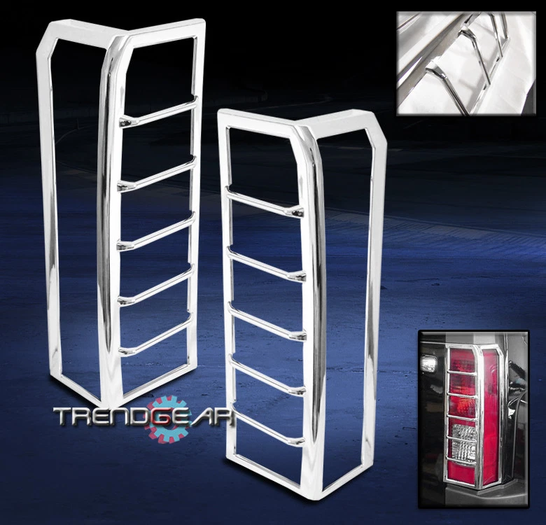 2006-2010 HUMMER H3 REAR TAILLIGHT TAIL LIGHT LAMP COVER TRIM BEZEL FRAME CHROME - Image 1 of 1