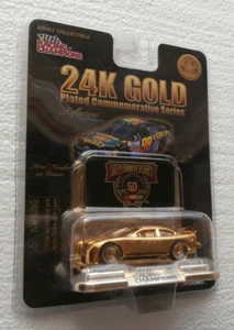 NASCAR 50TH ANNIVERSARY "24K" #98 Diecast 1:64 Gold THORN APPLE VALLEY - Picture 1 of 3