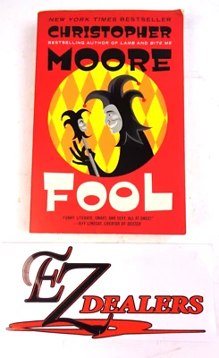 Paperback, New York Times Bestseller, Fool by Christopher Moore - Image 1 of 4