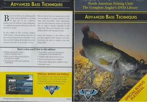 North American Fishing Club Advanced Bass Techniques DVD NEW - Foto 1 di 1
