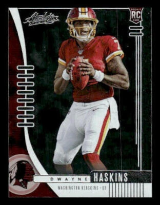 2019 Panini Absolute #116 Dwayne Haskins Rookie Washington Redskins - Image 1 of 2