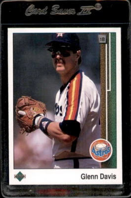 1989 Upper Deck #443 Glenn Davis Houston Astros - Nice Card! - Image 1 of 2