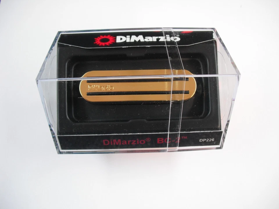 Puente de bobina única DiMarzio Billy Corgan BC-2 dorado con rieles negros DP 226  Foto 1 de 1