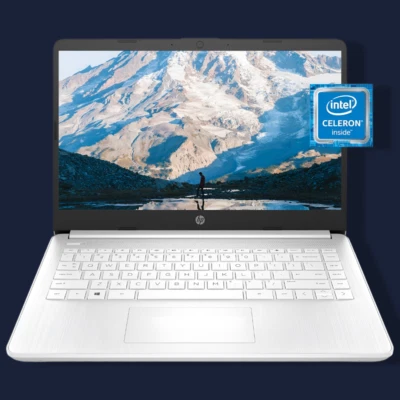 HP 14 Laptop, Intel Celeron N4020, 4GB RAM, 64GB Storage, Windows 11 - Image 1 of 4
