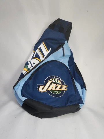 Utah Jazz Over Shoulder One Strap Backpack Book Bag Note Oficially Licensed Cover