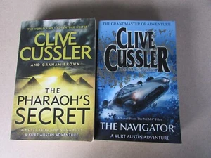 2 Clive Cussler - The Pharaoh's Secret + The Navigator - Numa Files, Kurt Austin - Picture 1 of 10