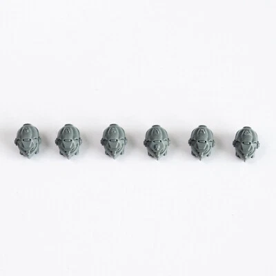 GAMES WORKSHOP Warhammer 40K Dark Angels Deathwing Knights Helmets x 6 [Bits]