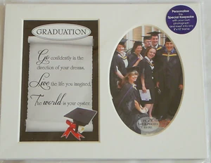 Graduation Photo Mount - Fit 10" x 8" Frame - Keepsake - Degree - Nursery School - Picture 1 of 1