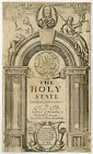 Antique Print-FRONTISPIECE-THE HOLY STATE-THOMAS FULLER-CHARLES I-Marshall-1648