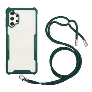 Ochrona Etui na telefon komórkowy do Samsung Galaxy A32 5G Case Cover Pokrowiec Etui Bumper Zielone - Zdjęcie 1 z 8