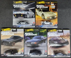 Hotwheels FAST & FURIOUS Premium 1:64 Diecast 2024 - MIX 1 - Complete Set of 5 - Picture 1 of 11