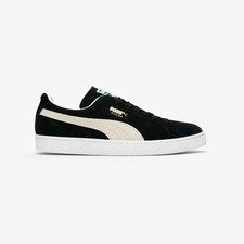 puma suede negro mujer