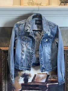 Buffalo David Bitton Jeansjacke Distressed Beach Therapy Medium Wash US M - Bild 1 von 15