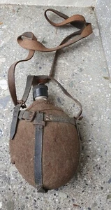 Kavallerie Sanitäter Feldflasche am langen Riemen 1942 WH XY Speicherfund - Bild 1 von 21