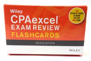 Wiley CPAexcel Exam Review Flashcards: REGULATION SEALED BOX - Picture 1 of 3