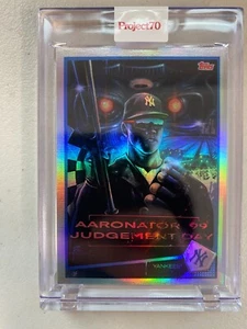 2021 TOPPS Project 70 Aaron Judge #555 Rainbow Foil New York Yankees CES /70 - Picture 1 of 2